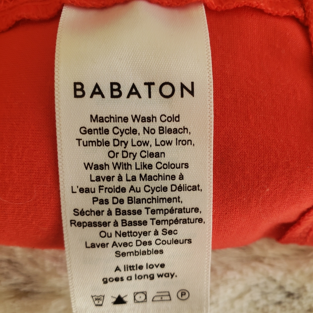 BABATON ARITZIA "MIGUEL" RED ORANGE SLEEVELESS DRESS  SIZE 4 - Picture 10 of 15